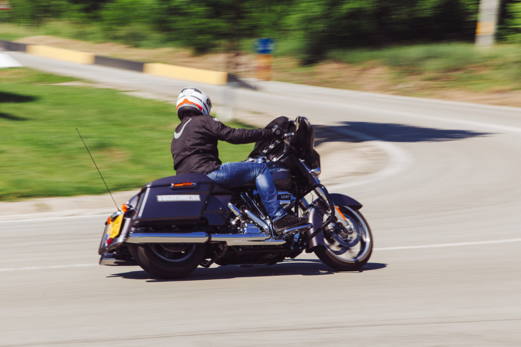 Harley a îmbunătățit sistemul de frânare. Foto: Jake Churchill