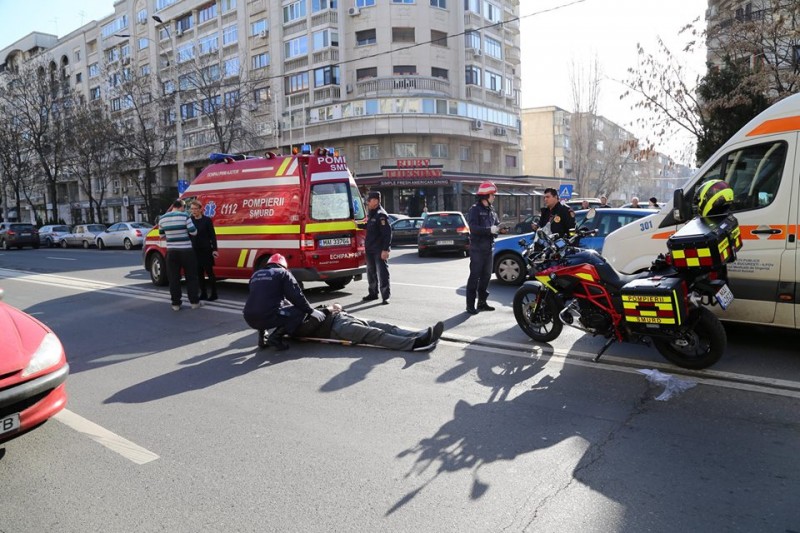 Intervenție motocicletă SMURD