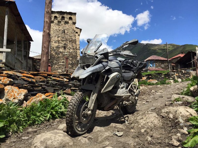 În Ushguli, Georgia, acum câteva luni. 