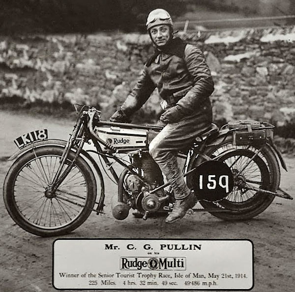Cyril Pullin winner of the 1914 senior TT