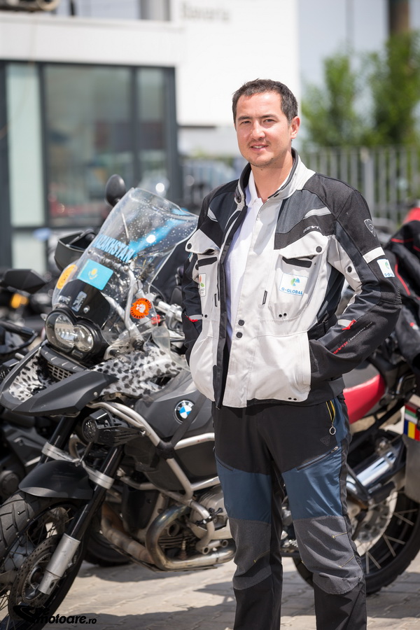 Dias Baiseitov  - 35 - BMW F 800 GS. Foto: Mihnea Ratte