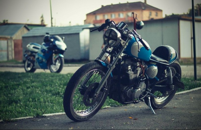 Suzuki GS 500 Cafe Racer 2 L